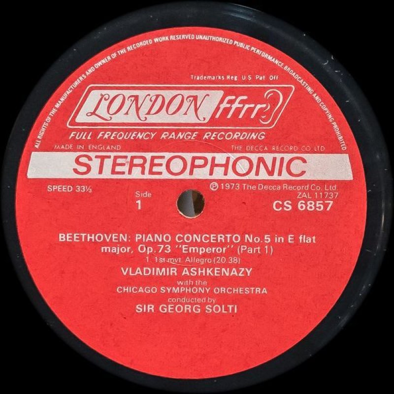 画像3: ウラディミール・アシュケナージ（pf）/ベートーヴェン：ピアノ協奏曲第5番「皇帝」 (3)