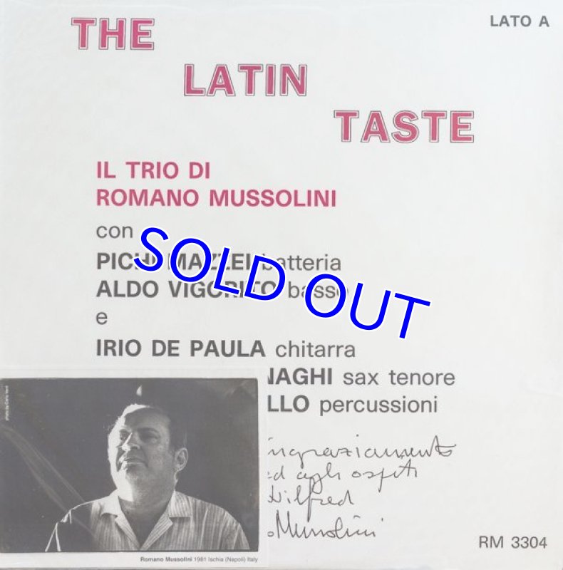 画像1: ロマーノ・ムッソリーニ・トリオ/THE LATIN TASTE (1)