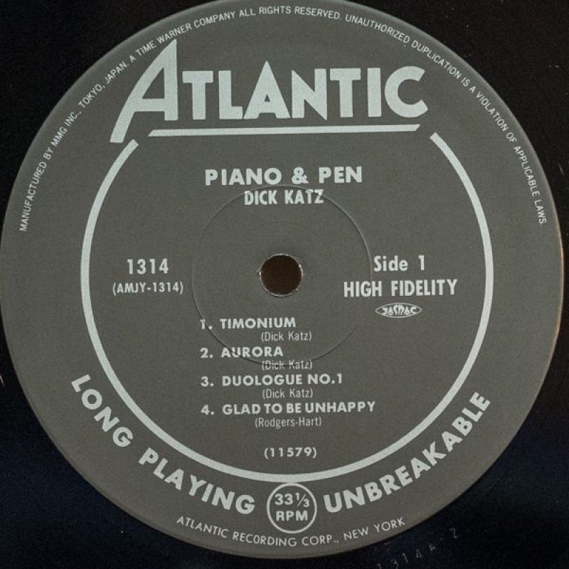 画像3: ディック・カッツ（p）/ピアノ＆ペン (3)