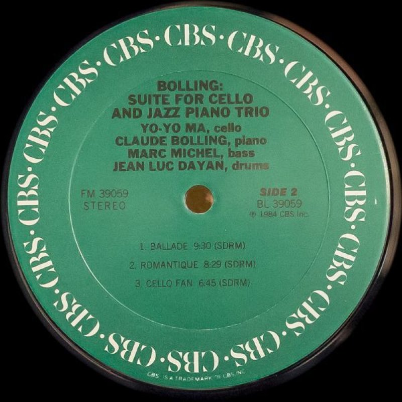 画像5: ヨー・ヨー・マ（Vc）/Bolling Suite for Cello & Jazz Piano Trio (5)