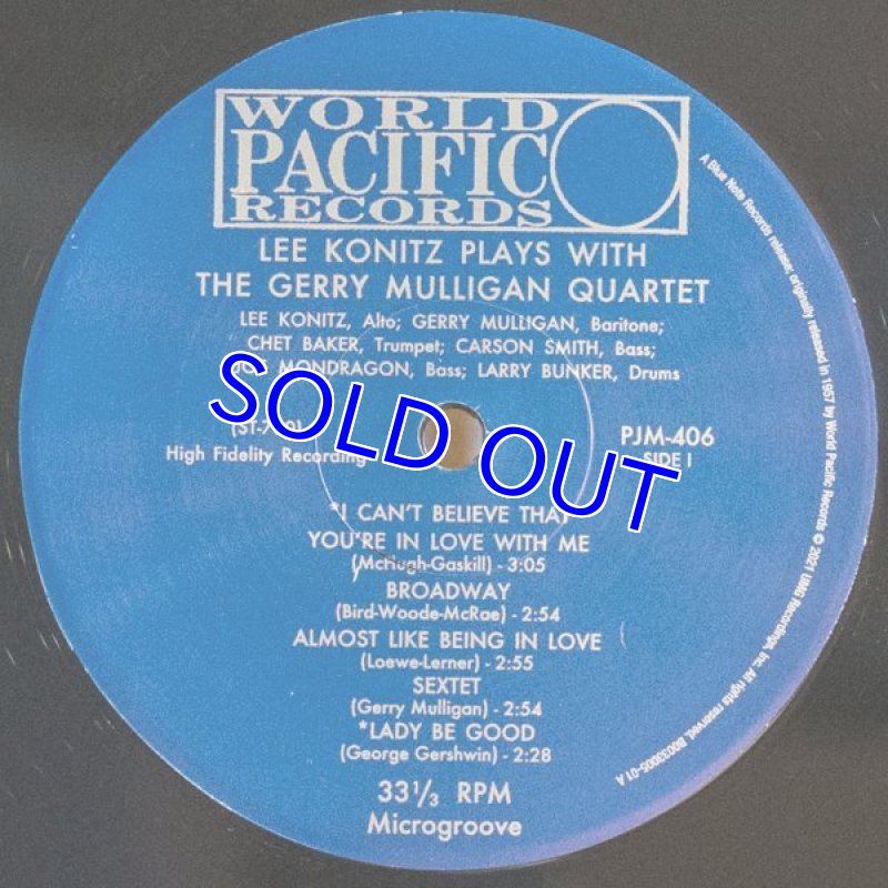 画像3: リー・コニッツ(as)/PLAYS WITH THE GERRY MULLIGAN QUARTET (TONE POET盤) (3)