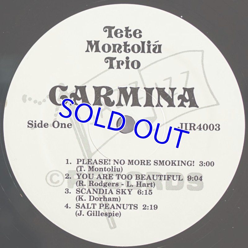 画像5: テテ・モントリュー・トリオ/GARMINA　(米オリジナル） (5)