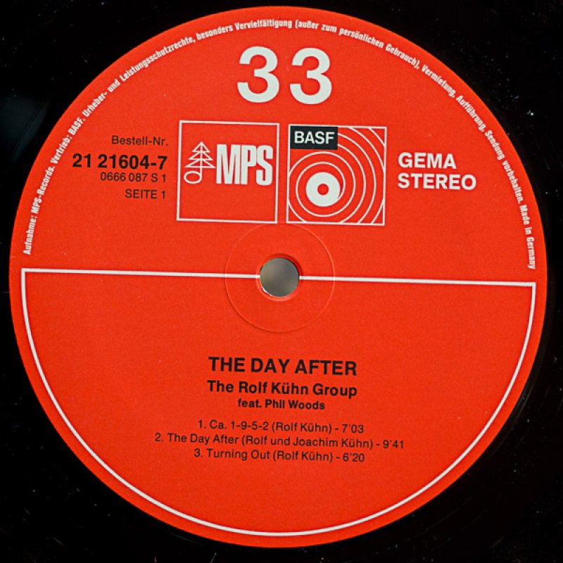 画像3: ロルフ・キューン・グループ featuring PHIL WOODS　/THE DAY AFTER (3)