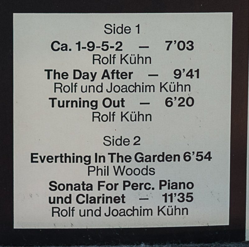 画像5: ロルフ・キューン・グループ featuring PHIL WOODS　/THE DAY AFTER (5)