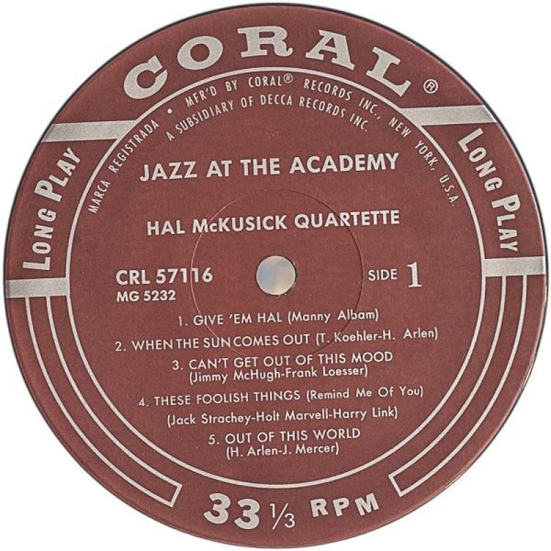 画像3: ハル・マックシック（as）/ジャズ・アット・ザ・アカデミー (3)