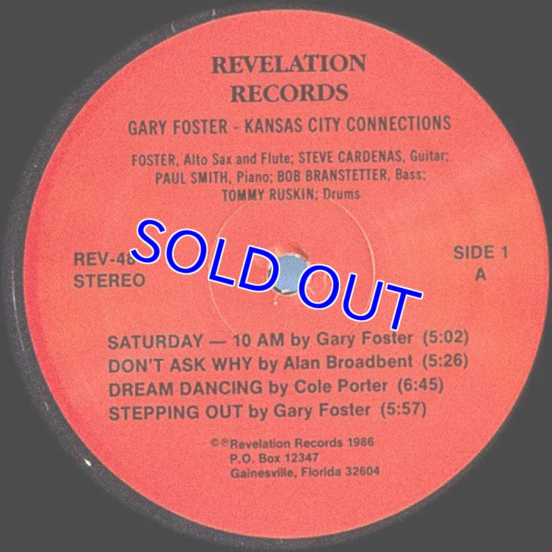 画像4: ゲイリー・フォスター(as)/KANSAS CITY CONNECTIONS (4)
