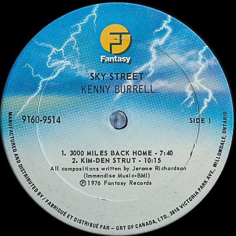 画像5: ケニー・バレル(g)/SKY STREET (5)