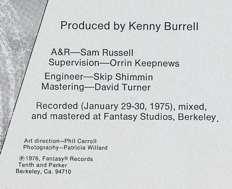 画像4: ケニー・バレル(g)/SKY STREET (4)