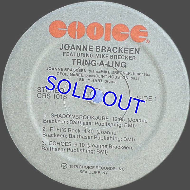 画像6: ジョアンナ・ブラッキーン(p)/TRING-A-LING (6)