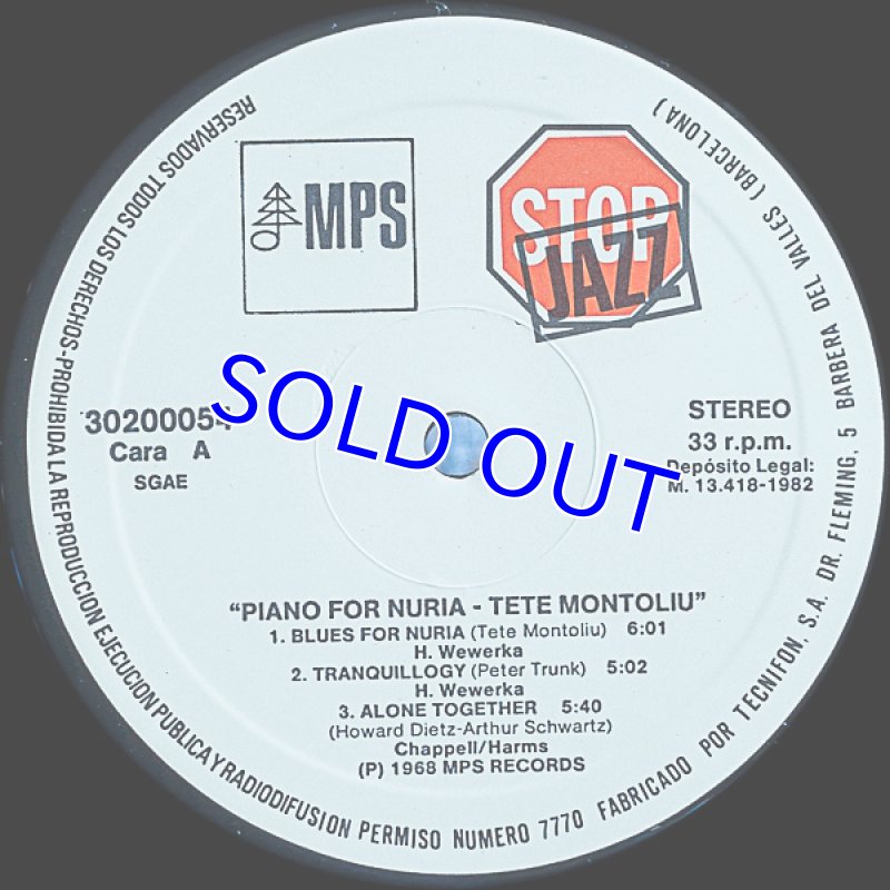 画像4: テテ・モントリュー・トリオ/PIANO FOR NURIA (4)