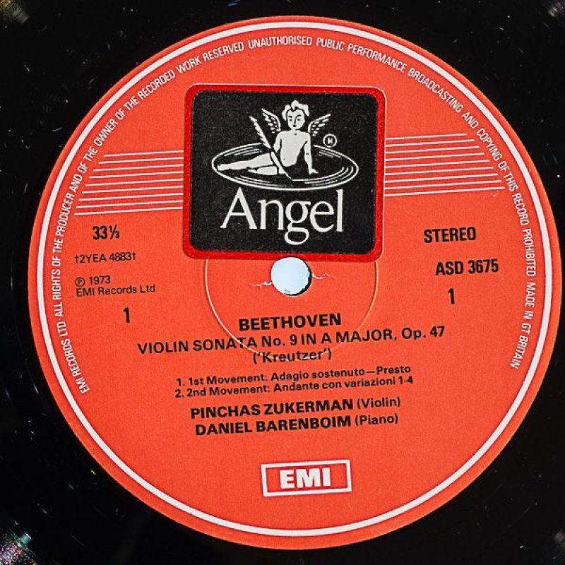 画像3: ピンカス・ズッカーマン(Vn）/ベートーヴェン：ヴァイオリン・ソナタ第8番、9番 (3)