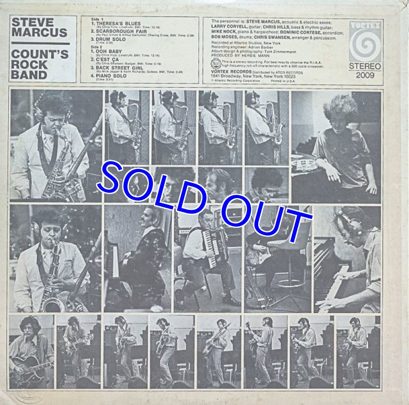 画像2: スティーヴ・マーカス(ts)/COUNT'S ROCK BAND (2)