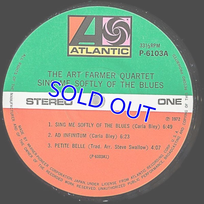 画像3: アート・ファーマー・カルテット/シング・ミー・ソフトリー・オブ・ザ・ブルース (3)