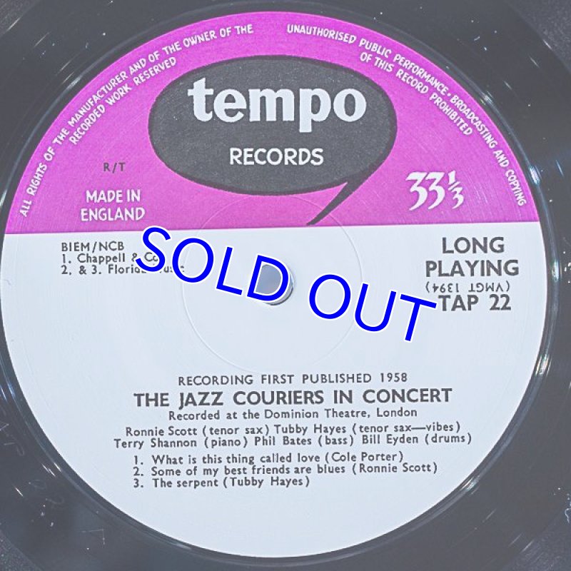 画像3: THE JAZZ COURIERS/IN CONCERT (3)
