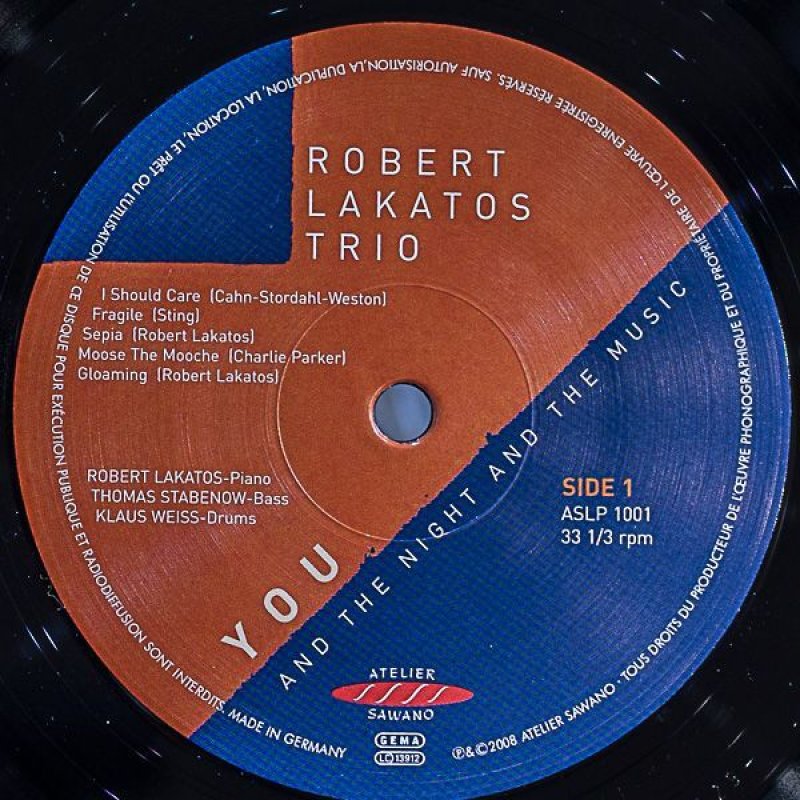 画像3: ロバート・ラカトシュ・トリオ/YOU AND THE NIGHT AND THE MUSIC (3)