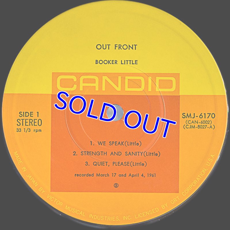 画像5: ブッカー・リトル(tp)/アウト・フロント (5)