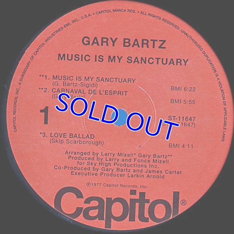 画像4: ゲイリー・バーツ(as)/MUSIC IS MYANCTUARY (4)