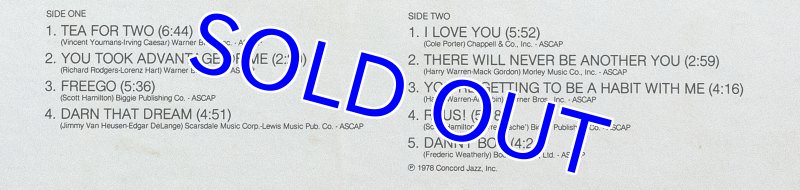 画像3: スコット・ハミルトン(ts)/WITH SCOTT'S BAND IN NEW YORK CITY (3)