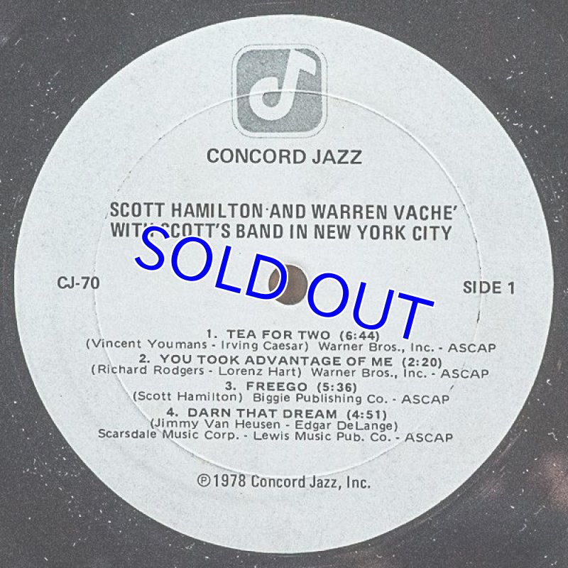 画像5: スコット・ハミルトン(ts)/WITH SCOTT'S BAND IN NEW YORK CITY (5)
