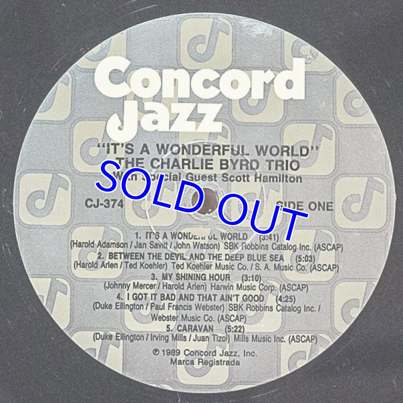 画像5: チャーリー・バード(g)/IT'S A WONDERFUL WORLD (5)
