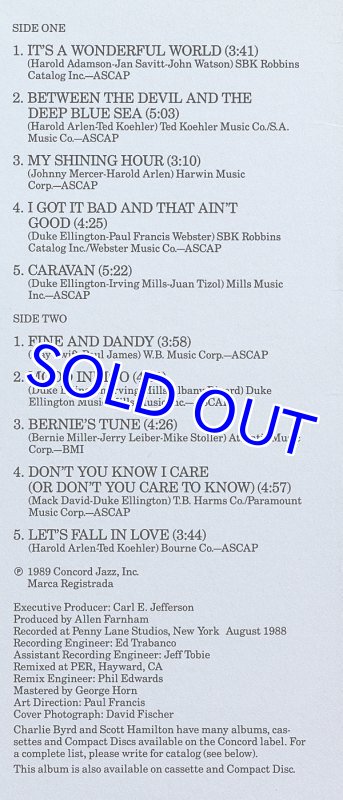 画像3: チャーリー・バード(g)/IT'S A WONDERFUL WORLD (3)