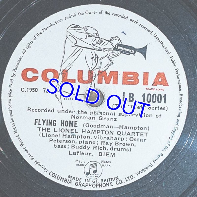 画像2: ライオネル・ハンプトン(vib)/FLYING HOME (SP盤) (2)