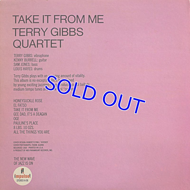 画像2: テリー・ギブス(vib)/TAKE IT FROM ME (2)