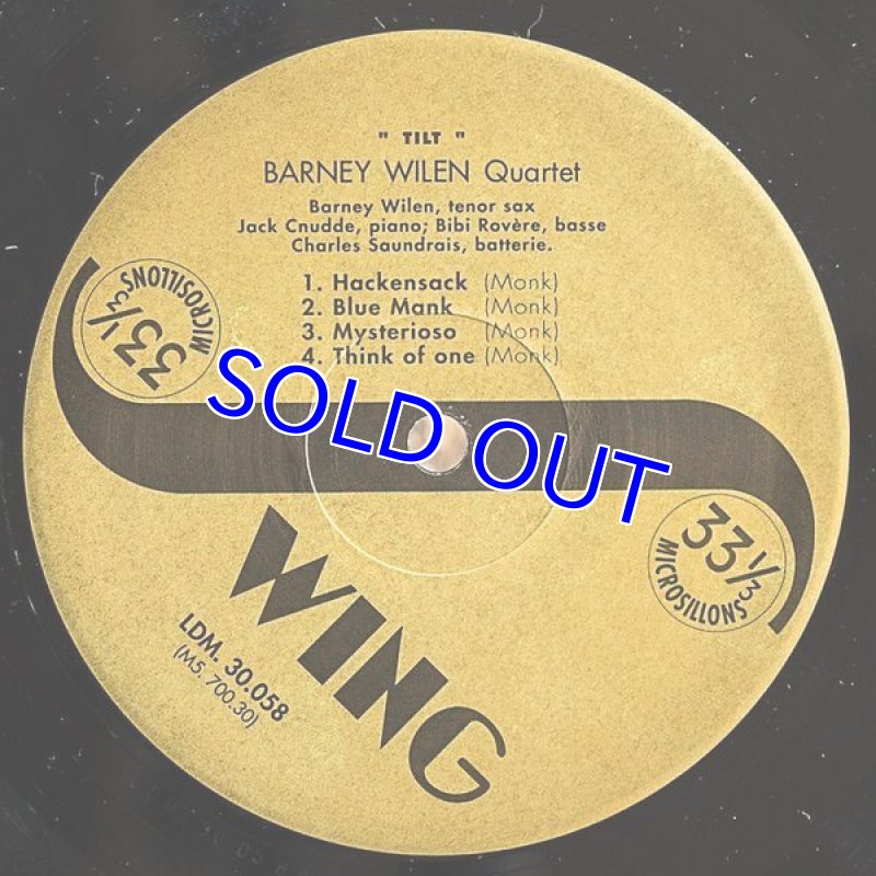 画像4: バルネ・ウィラン（ts）/TILT (4)