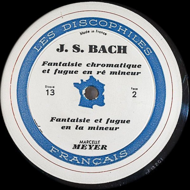 画像4: マルセル・メイエ（pf）/バッハ：イタリア協奏曲、半音階的幻想曲とフーガ（10吋盤） (4)