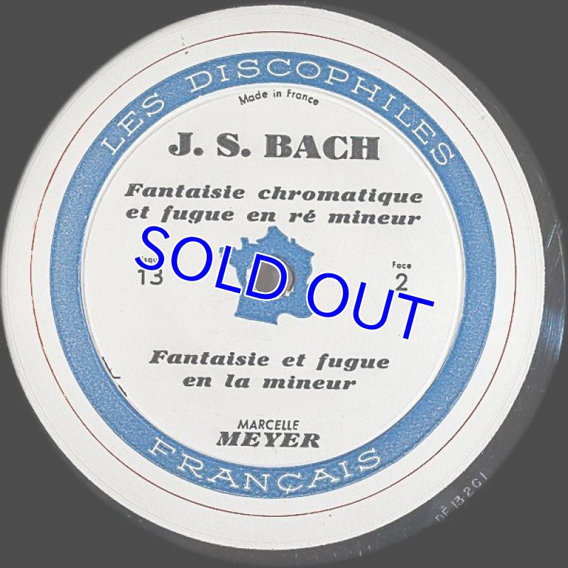 画像4: マルセル・メイエ（pf）/バッハ：イタリア協奏曲、半音階的幻想曲とフーガ（10吋盤） (4)
