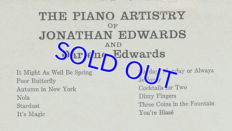 画像3: ジョー・スタッフォード/THE PIANO ARTISTRY OF JONATHAN EDWADS (3)