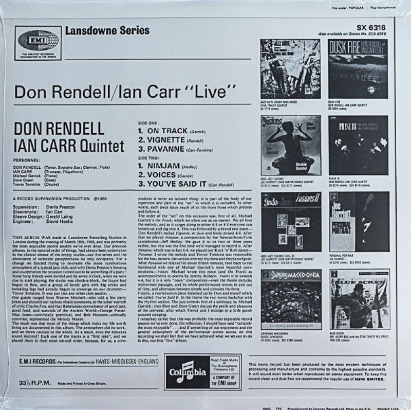 画像2: ドン・ランデル(ts)/LIVE (2)