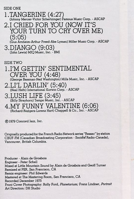 画像3: フレイザー・マクファーソン(ts)/LIVE AT THE PLANETARIUM (3)