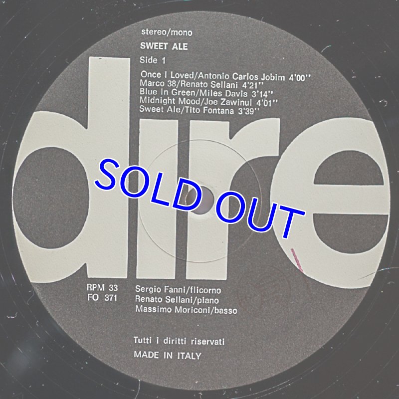 画像4: セルジオ・ファニ(F.Hr)/SWEET ALE (4)