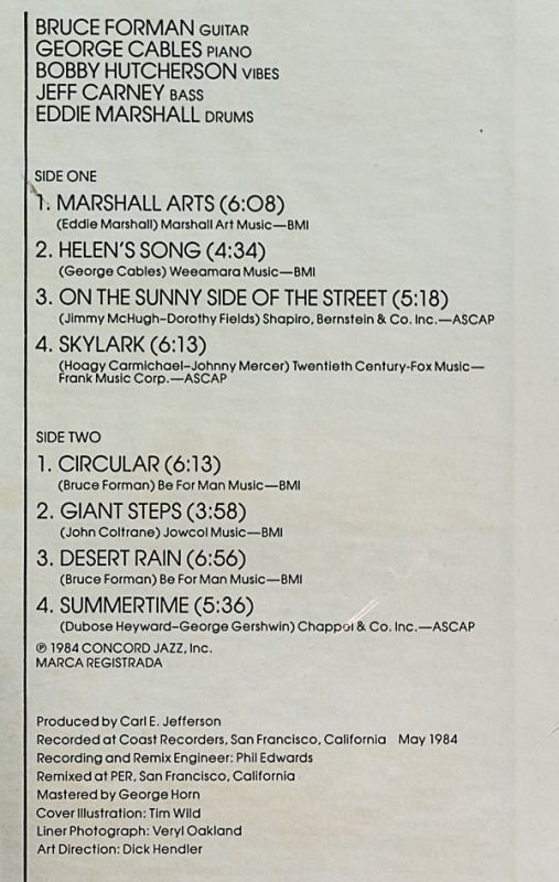 画像3: ブルース・フォアマン・カルテット/FULL CIRCLE (3)