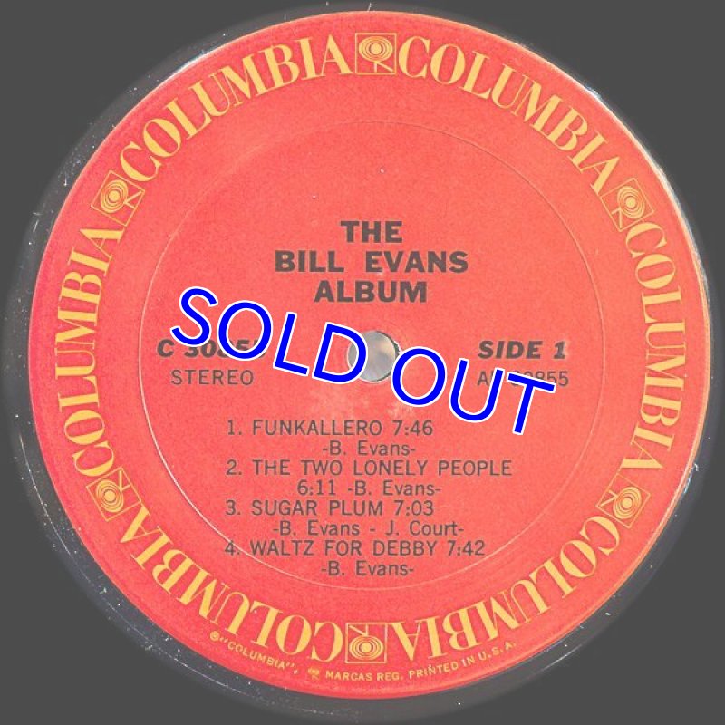 画像3: ビル・エヴァンス(p)/THE BILL EVANS ALBUM (3)