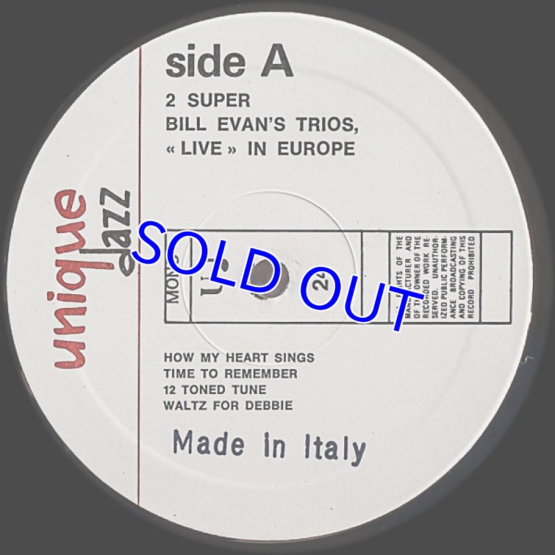 画像5: ビル・エヴァンス(p)/TWO SUPER BILL EVAN'S TRIOS LIVE IN EUROPE! (5)