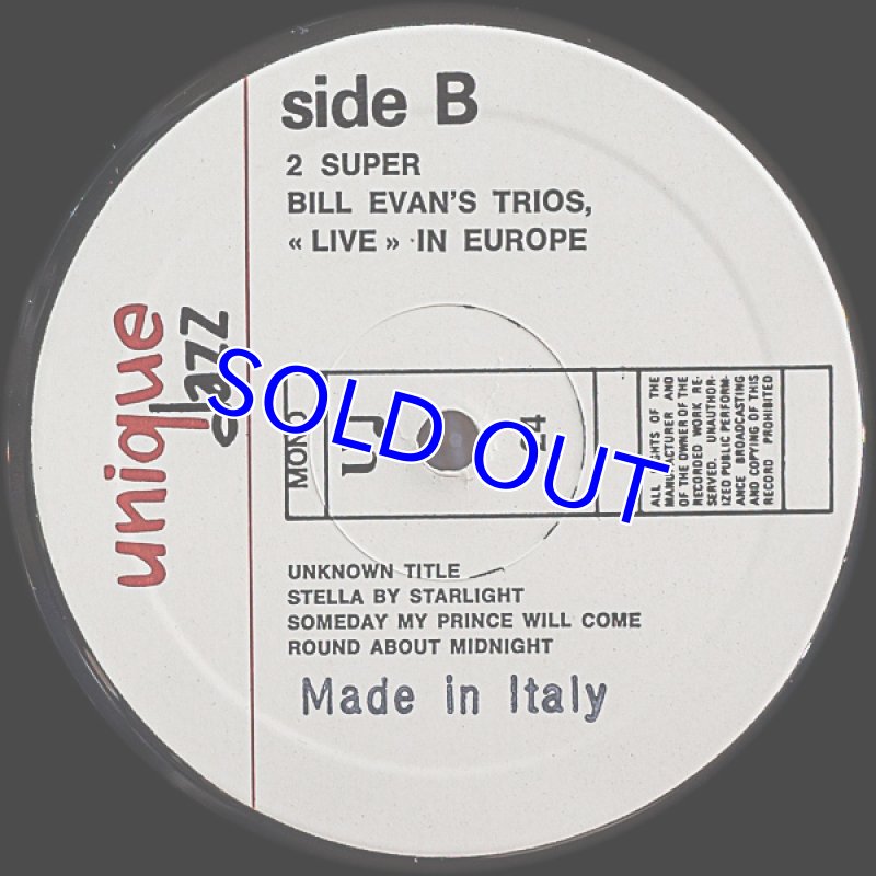画像6: ビル・エヴァンス(p)/TWO SUPER BILL EVAN'S TRIOS LIVE IN EUROPE! (6)