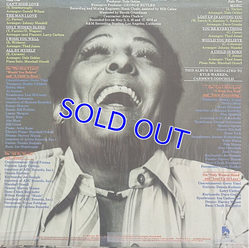 画像2: カーメン・マクレイ/CAN'T HIDE LOVE (2)