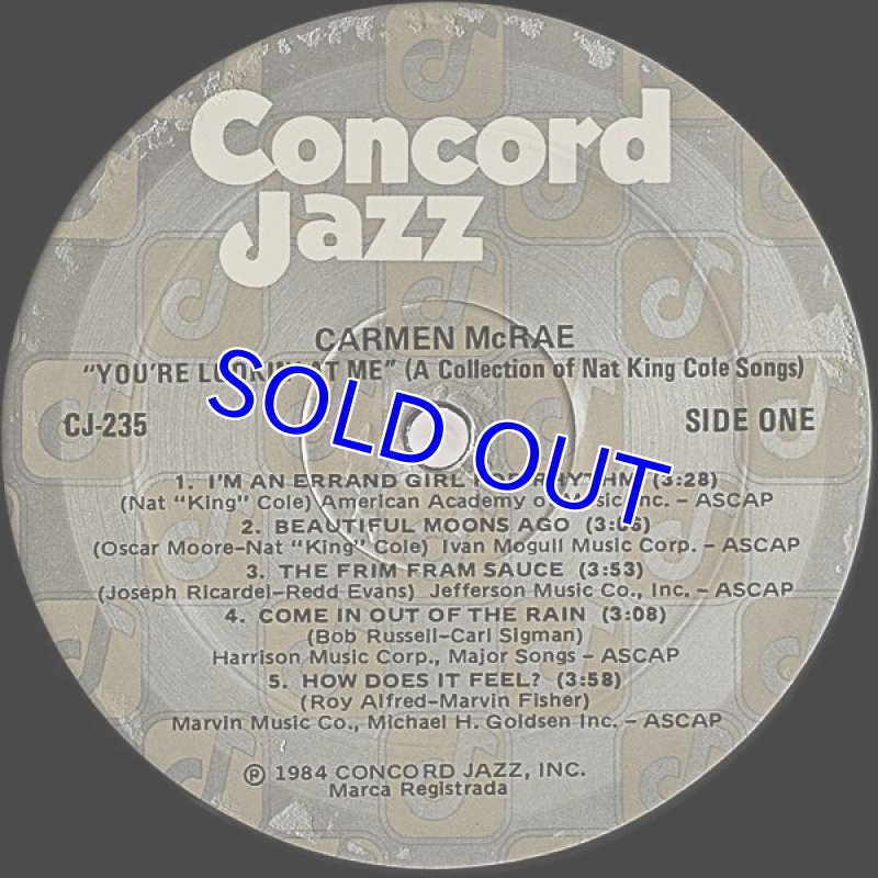 画像3: カーメン・マクレイ/YOU7RE LOOKIN' AT ME (3)