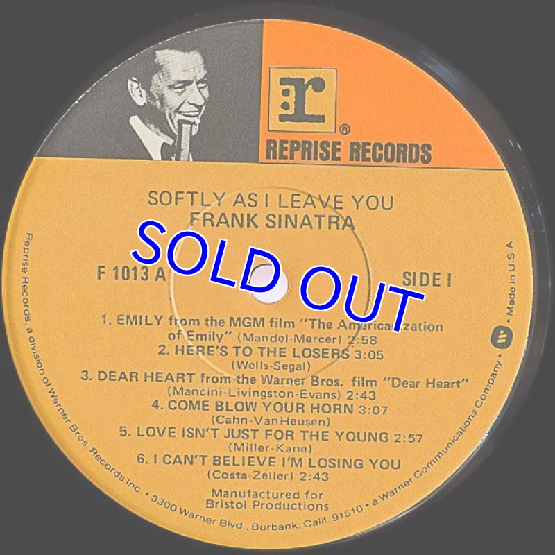 画像4: フランク・シナトラ/SOFTLY AS I LEAVE YOU (4)