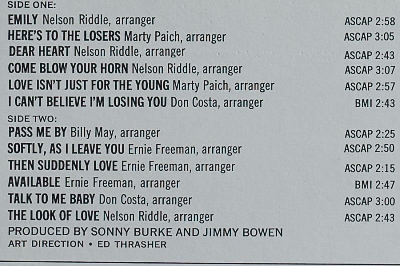 画像3: フランク・シナトラ/SOFTLY AS I LEAVE YOU (3)