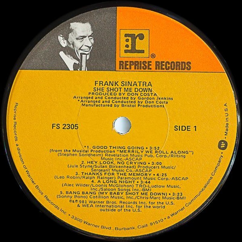 画像4: フランク・シナトラ/SHE SHOT ME DOWN (4)