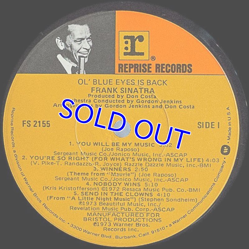 画像4: フランク・シナトラ/OL' BLUE EYES IS BACK (4)