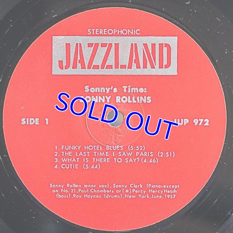 画像3: ソニー・ロリンズ(ts)/Sonny's Time (3)