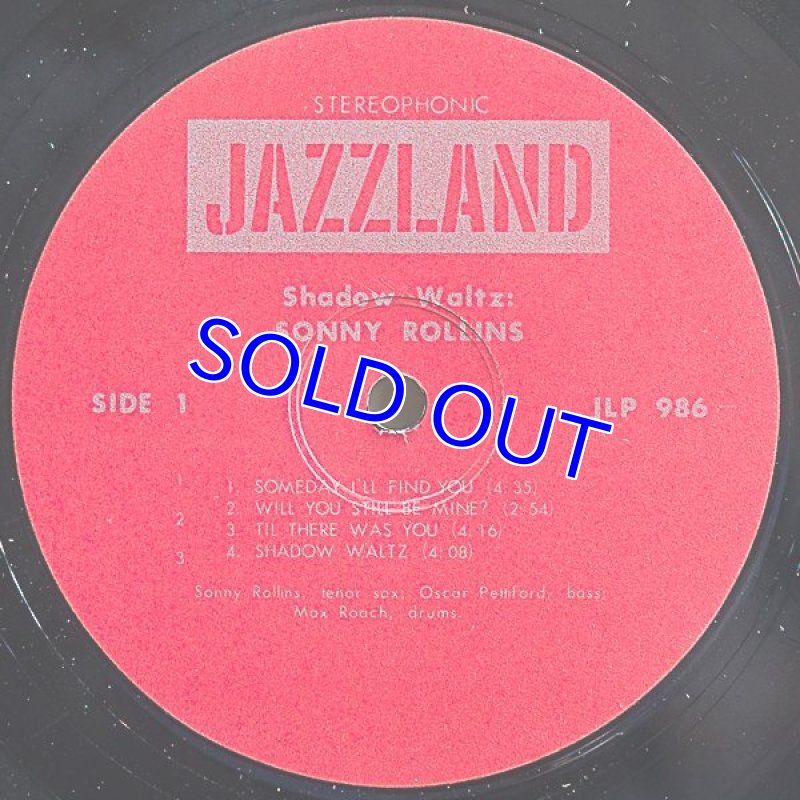 画像4: ソニー・ロリンズ（ts）/Shadow Waitz (4)