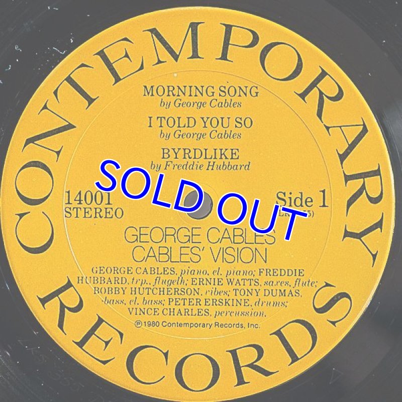 画像4: ジョージ・ケイブルス(p)/CABLES' VISION (4)