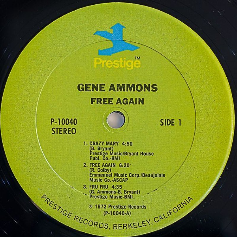 画像3: ジーン・アモンズ(ts)/FREE AGAIN (3)