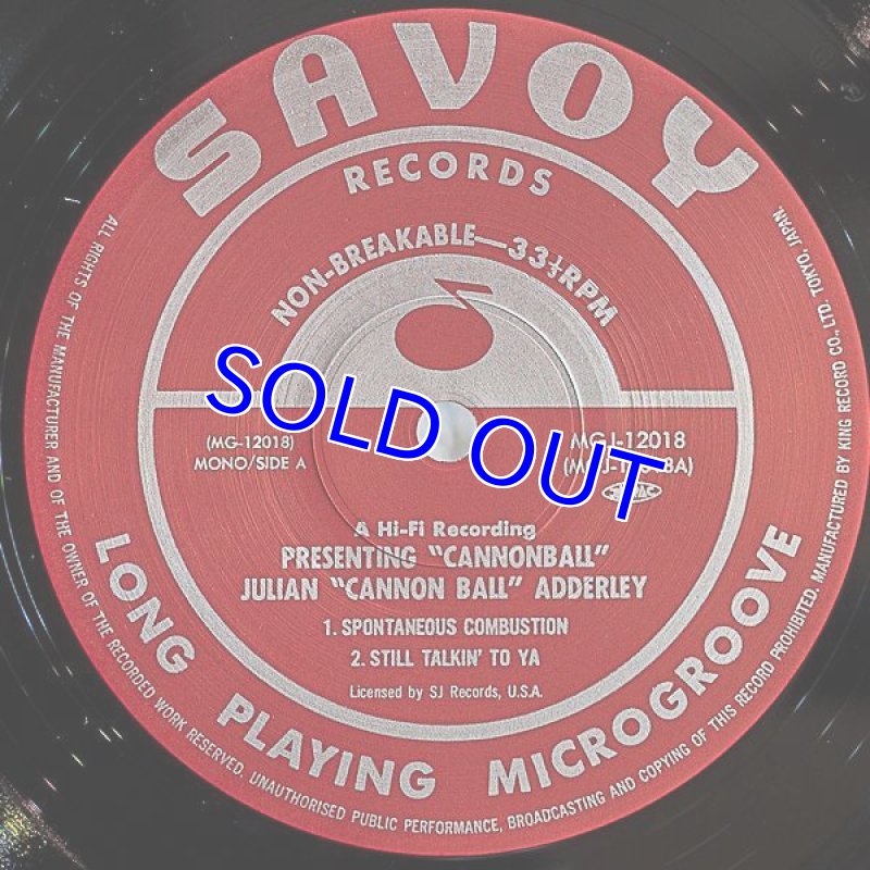 画像3: キャノンボール・アダレイ（as）/プレゼンティング・キャノンボール (3)