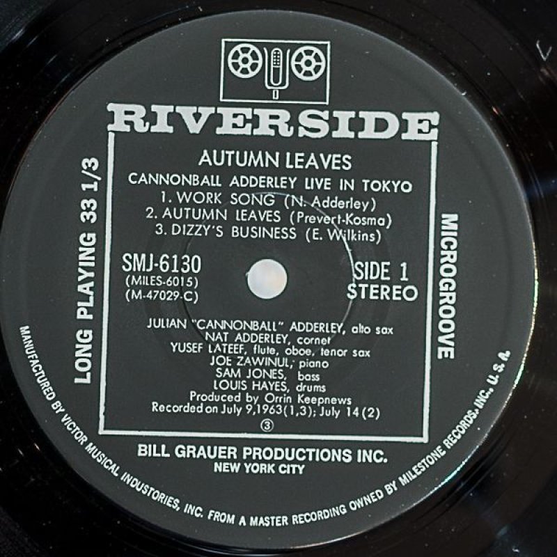 画像3: キャノンボール・アダレイ（as）/ライブ・イン・東京 (3)